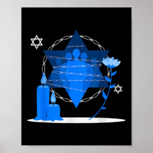 Poster Dia Memorial do Holocausto - Yom Hashoah