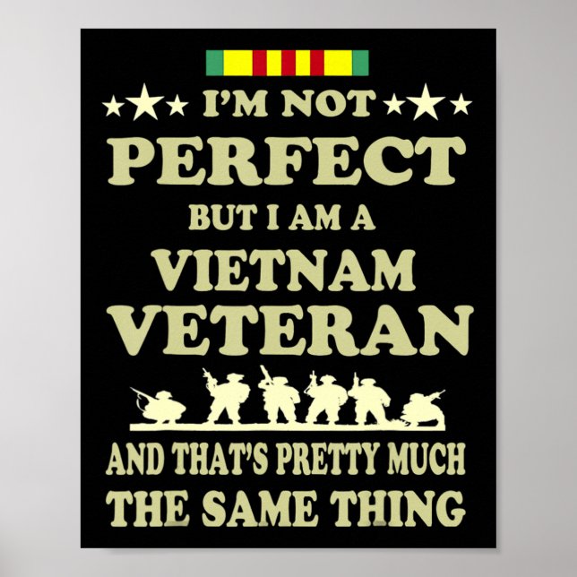 Poster Dia Memorial do Presente Veterano Dia do Vietnã (Frente)