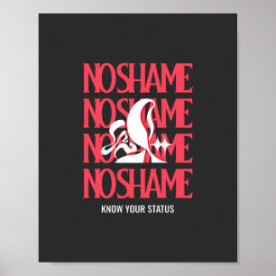 Poster Dia Mundial da Aids sabe seu status