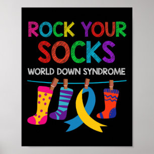 Poster Dia Mundial da Síndrome de Baixo Meninos Meninas B