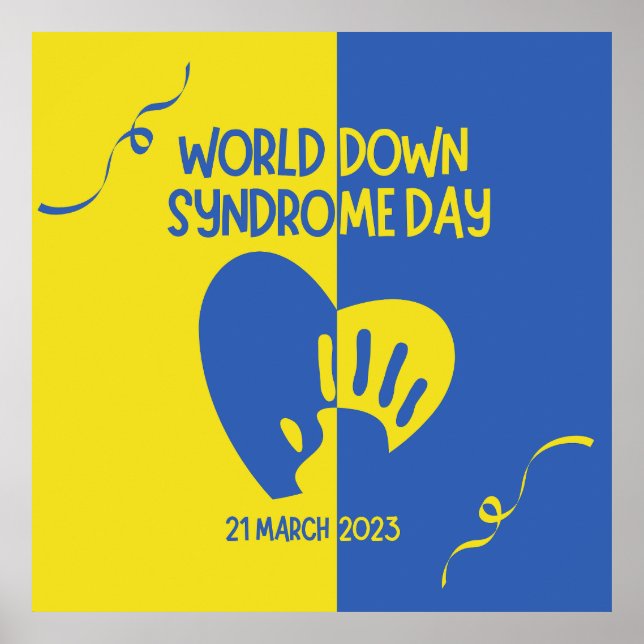 Poster Dia Mundial da Síndrome de Down (Frente)