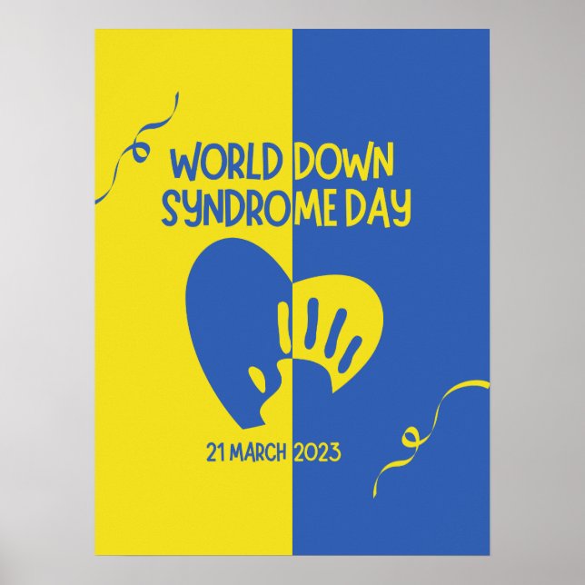 Poster Dia Mundial da Síndrome de Down (Frente)