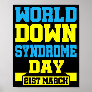 Poster Dia Mundial da Síndrome de Down 21 de Março