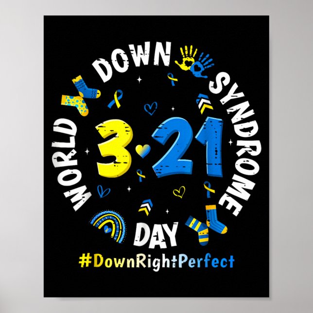 Poster Dia Mundial da Síndrome de Down 3 21 Conscientizaç (Frente)