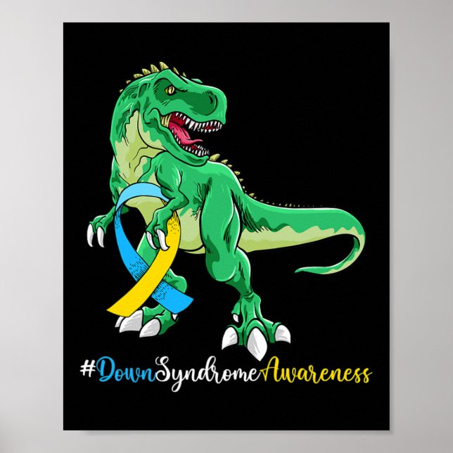 Poster Dia Mundial da Síndrome de Down Para Combater Idei (Frente)