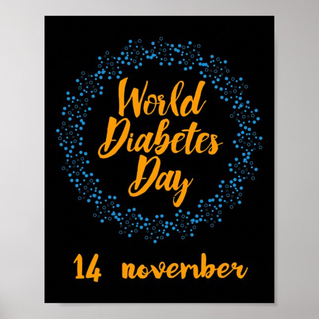 Poster Dia Mundial do Diabetes  (Frente)