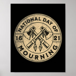Poster Dia Nacional De Luto 2024 Orgulhosa América Nativa