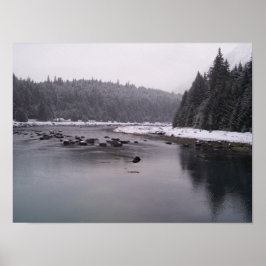 Poster Dia Nevado no Rio Chilkoot