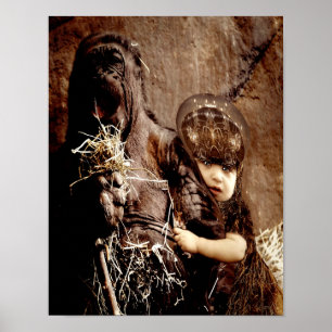 Póster Dia no Zoológico (Impressão)