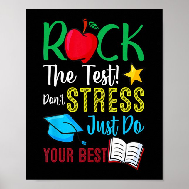 Poster Dia Rock O Professor De Teste Dia 2 (Frente)