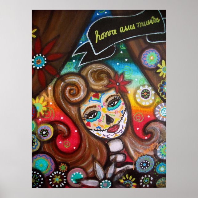 Poster Dia Rockabilly dos Mortos por Prisarts (Frente)