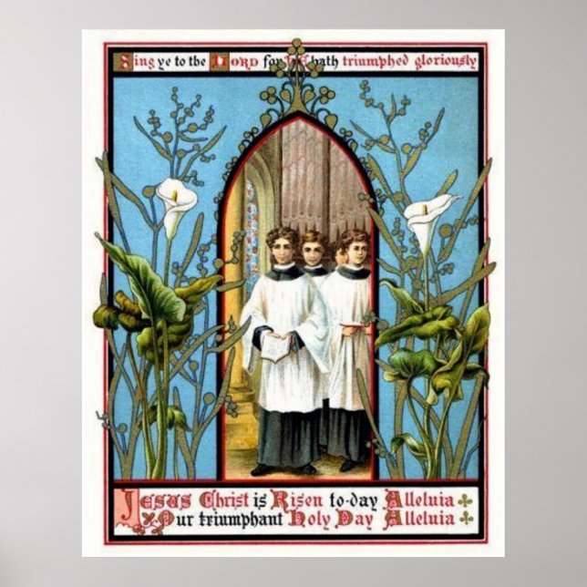 Póster Dia Santa Triunfante (Frente)