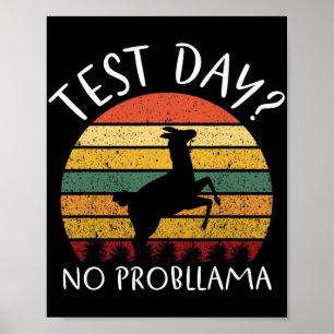 Poster Dia Sem Problema Estadual Testando Estudante Estud