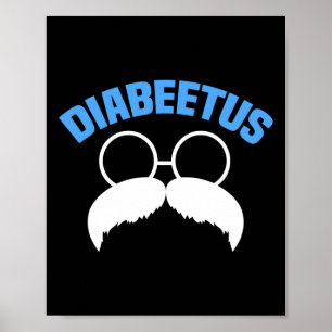Poster Diabetes Diabéticos Contra Diabetes Sensação de di