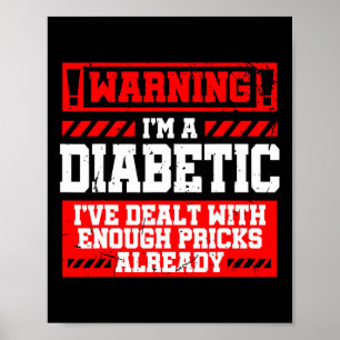 Poster Diabetes Difundidos Sensibilização Mês Picos Diabé