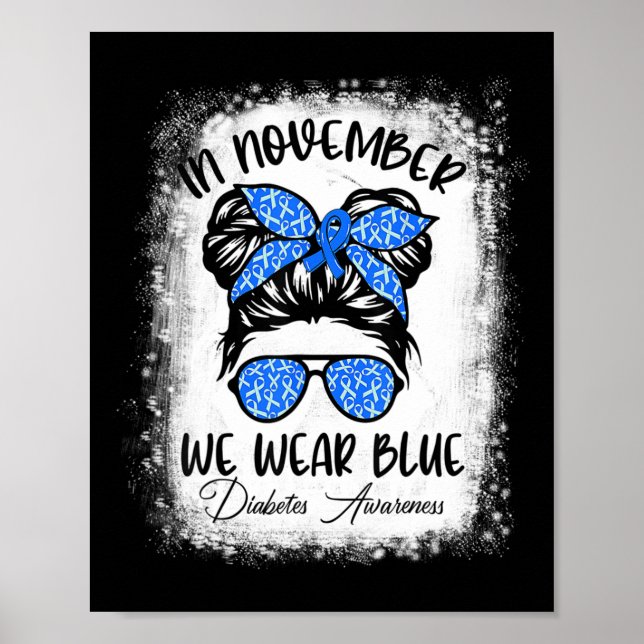 Poster Diabetes Guerreiro Sensibilização para diabéticos  (Frente)