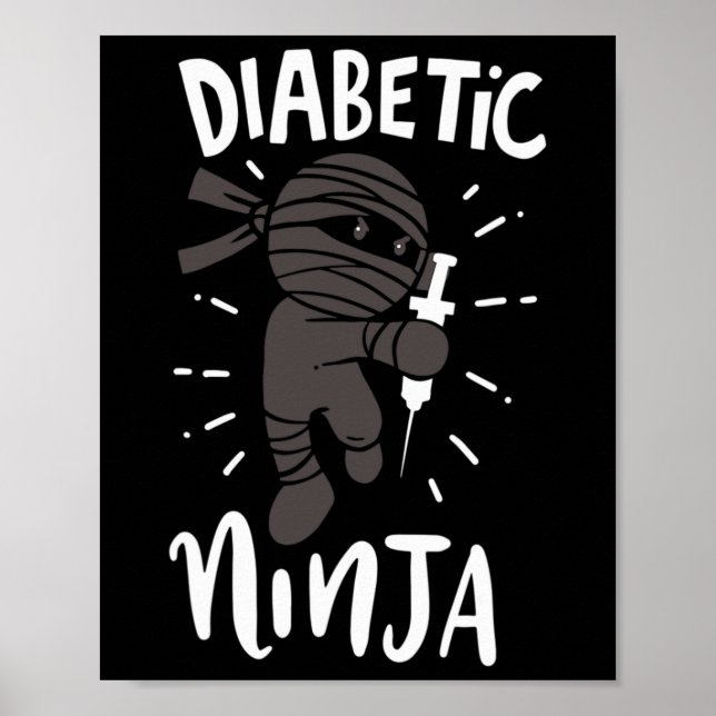 Poster Diabetes Médico Diabetes Awa (Frente)