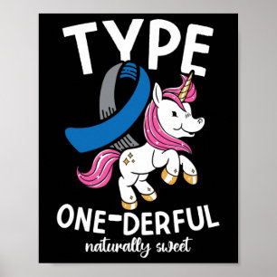 Poster Diabetes Naturalmente Doentes do Tipo Um