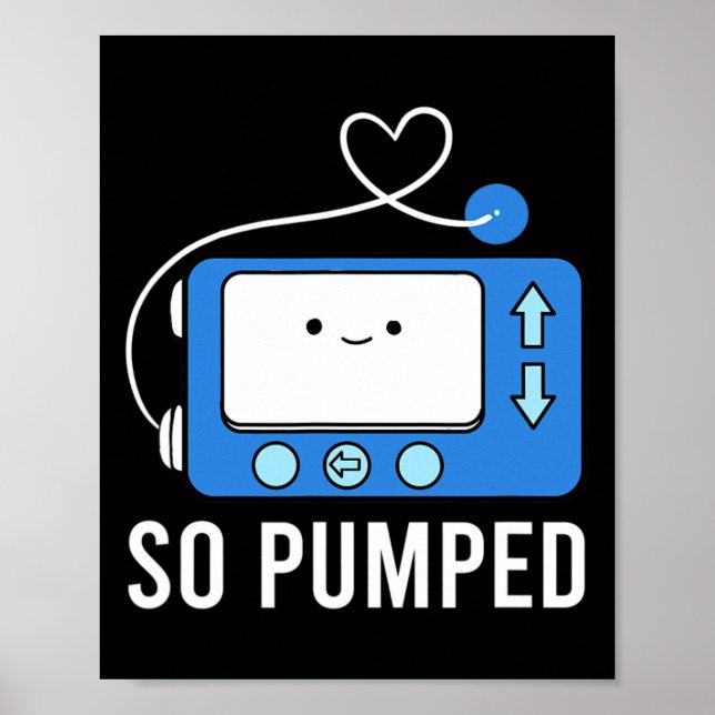 Poster Diabetes Tipo 1 Crianças Tão Bombardeadas Diabetes (Frente)