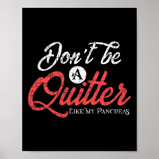 Poster Diabetes Tipo 1 Diabetes Diabetes Pancreias Diabét (Frente)