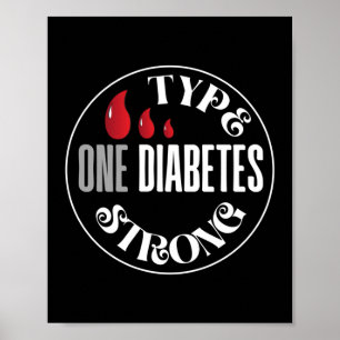 Poster Diabetes Tipo Um Diabetes Forte