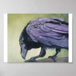 Poster Diablo O Corvo Água-forte em Papel Fino
