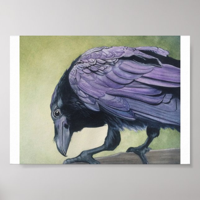 Poster Diablo O Corvo Água-forte em Papel Fino (Frente)