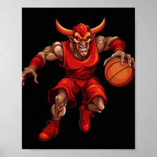 Poster Diabo de Basquete
