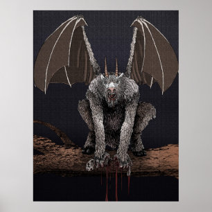 Póster Diabo do jérsei