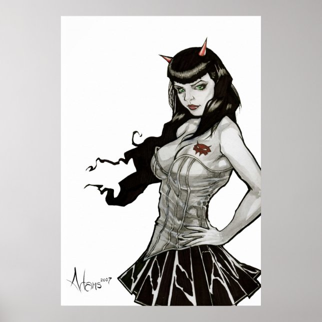 Poster Diabo em Darla Deville (Frente)