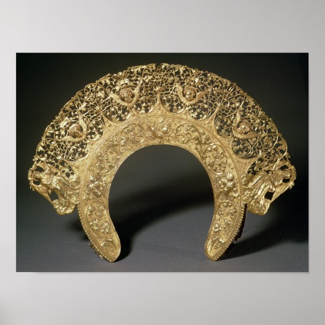 Poster Diadem russo com trabalho de filigrana (Frente)