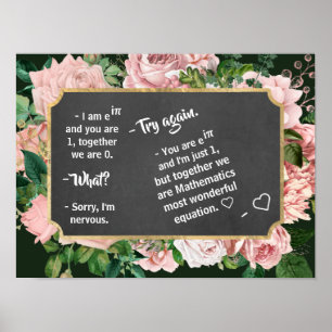 Poster Diálogo sobre Matemática Romântica no Conselho Neg