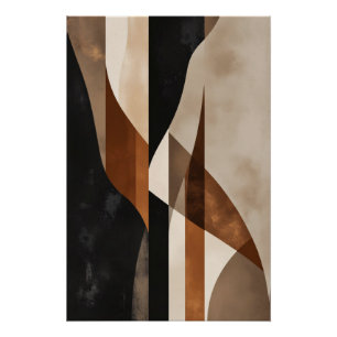 Póster Diálogos Abstratos