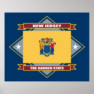 Poster Diamante de New-jersey