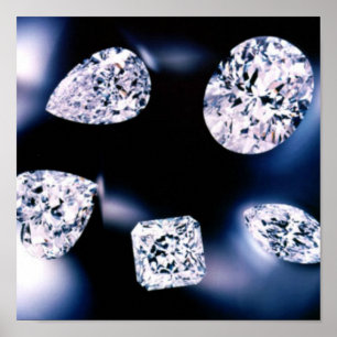 Póster Diamantes bonitos
