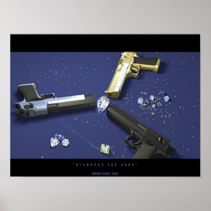Poster Diamantes e armas