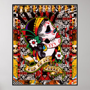 Póster Diâmetro De Los Muertos