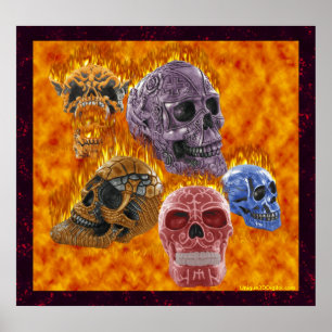 Póster Diâmetro de Los Muertos