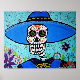 PÓSTER DIÂMETRO DE LOS MUERTOS MARIACHI