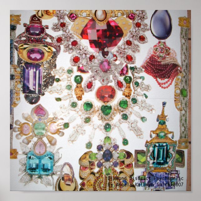 Póster Diamond District Psychadelic (Frente)