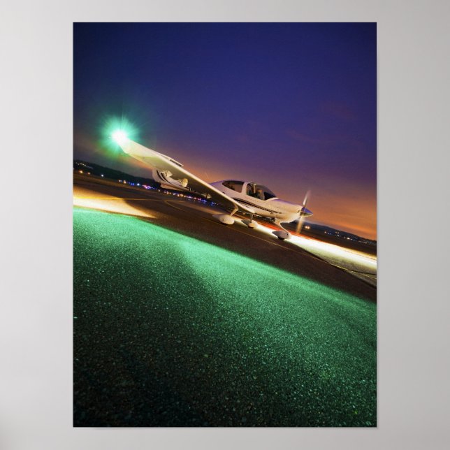 Póster Diamond Night Flight (Frente)