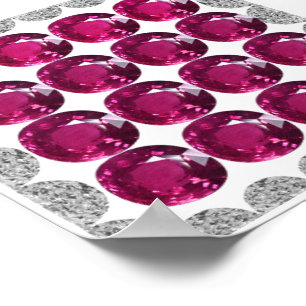 Poster Diamond Pink Tourmaline