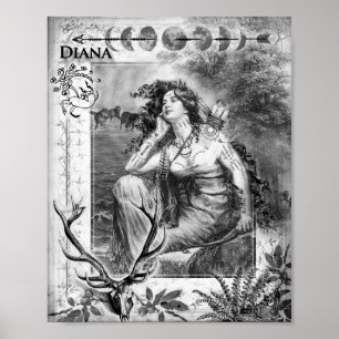 Poster Diana, a Caçadora