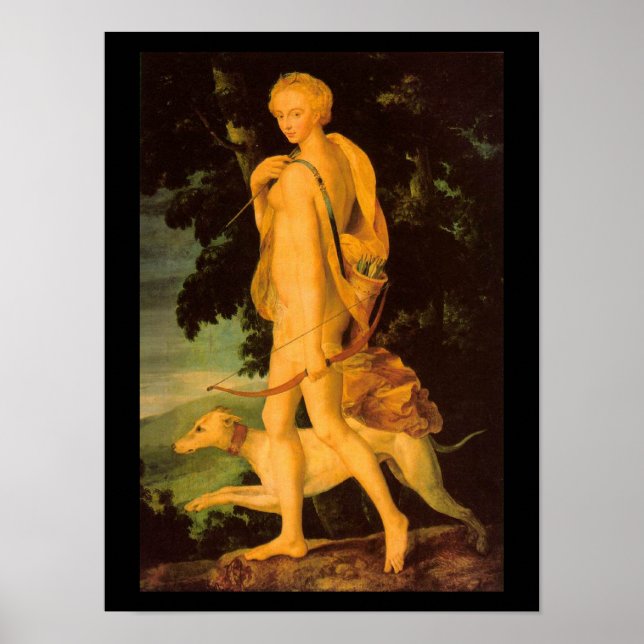 Póster Diana As Huntress Reproduction (Frente)