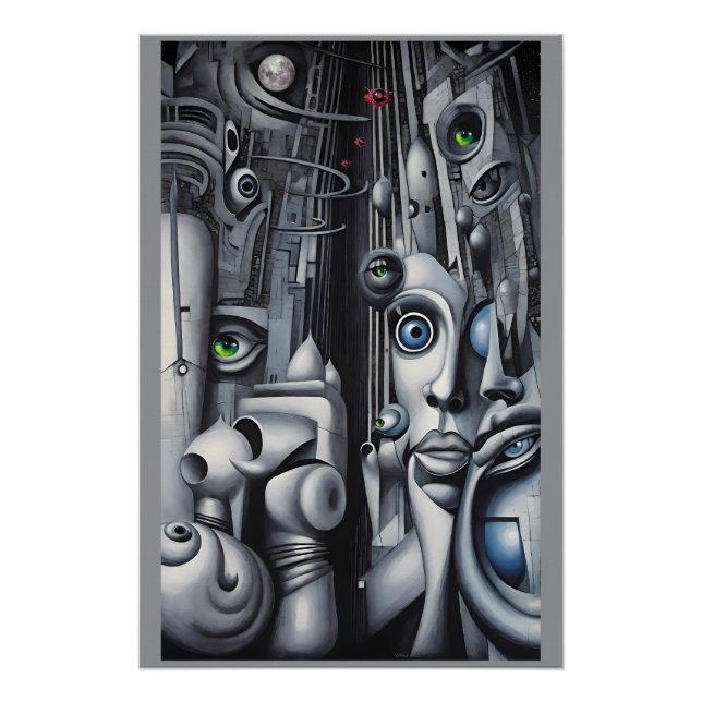 Póster Diante do Mundo dos Sonhos (Frente)