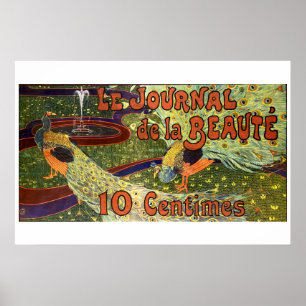 Póster Diário Art Nouveau 1897 e Louis Rhead