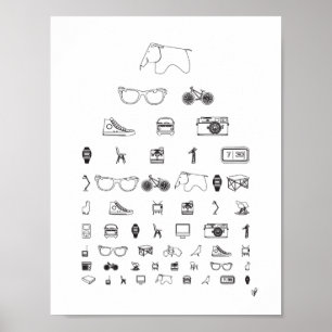 Póster Diário - branco