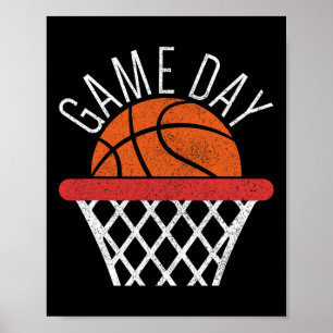 Poster Diário de Jogo Jogador de Basquete Fala de Basquet