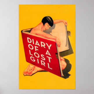 Poster Diário de uma Menina Perdida 1929 Filme Clássico