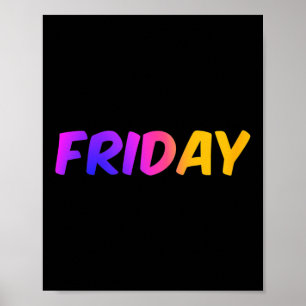 Poster Dias Da Semana Grupo Fácil Fantasia Frida
